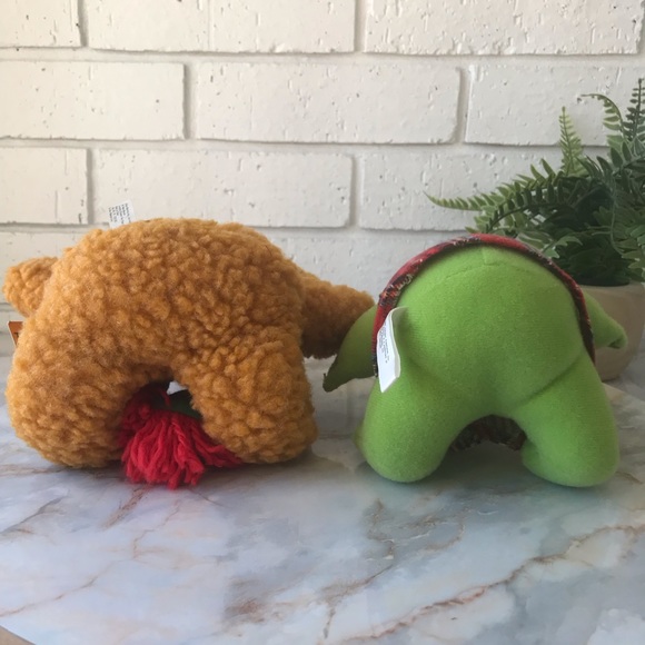 Baby Kermit The Frog & Baby Fozzie Bear Muppets 7" McDonalds 1987 Plush Animal - Picture 4 of 13